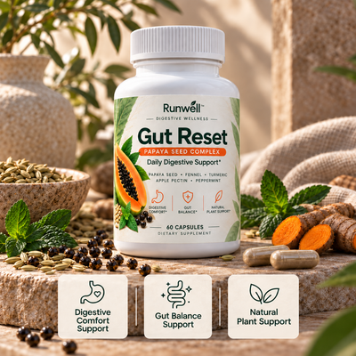 Runwell™ Papaya Seeds – The Complete Gut Reset Formula